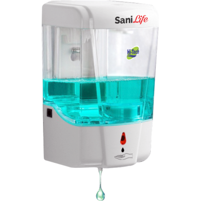 Hi-Tech SaniLife  Automatic Hands  Soap Liquid Dispenser 700ml  - Automatic Liquid Dispenser SaniLogic